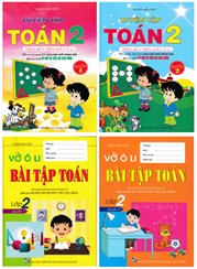 COMBO LUYỆN TẬP TOÁN 2 + VỞ Ô LI BÀI TẬP TOÁN LỚP 2 (BÁM SÁT SGK KẾT NỐI TRI THỨC VỚI CUỘC SỐNG) (BỘ 4 CUỐN)