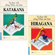 Combo Sách Tự Học Viết Tiếng Nhật Căn Bản - Hiragana + Katakana (Bộ 2 Cuốn)