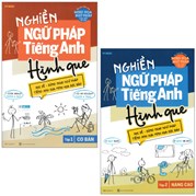 Combo Sách Nghiền Ngữ Pháp Tiếng Anh Hình Que - Tập 1 + 2 (Bộ 2 Cuốn)