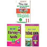 Combo 2 Quyển Bài Tập Tiếng Anh Lớp 11 - Không Đáp Án + Tổng Tập Đề Thi Olympic 30 Tháng 4 Môn Tiếng Anh 11