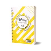 Sổ Lò Xo Writing Business NoteBook A5 (Bìa Vàng)