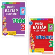 Sách - Phiếu Bài Tập Cuối Tuần Tiếng Việt 3 - Toán 3