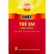 Luật Trẻ Em (Hiện Hành) (Sửa Đổi, Bổ Sung Năm 2018)