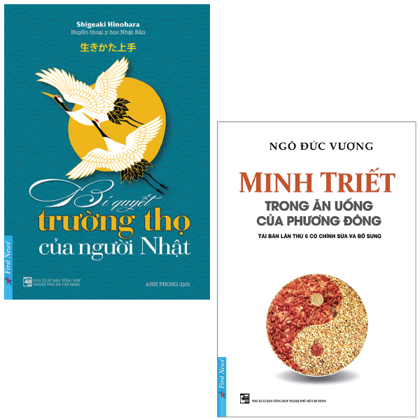 Combo Sách Minh Triết Trong Ăn Uống Của Phương Đông + Bí Quyết Trường Thọ Của Người Nhật (Bộ 2 Cuốn)