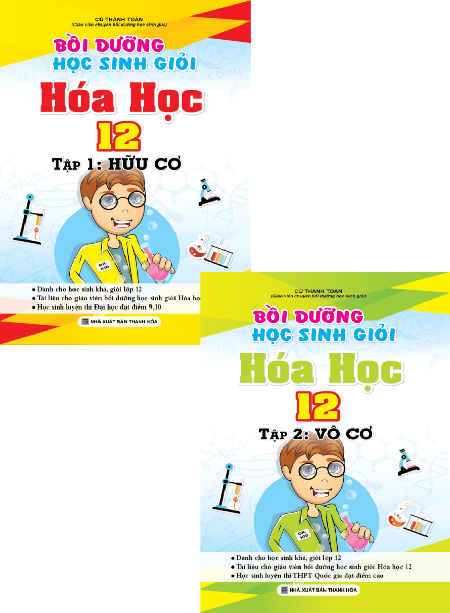 COMBO BỒI DƯỠNG HỌC SINH GIỎI HÓA HỌC 12 (BỘ 2 CUỐN)