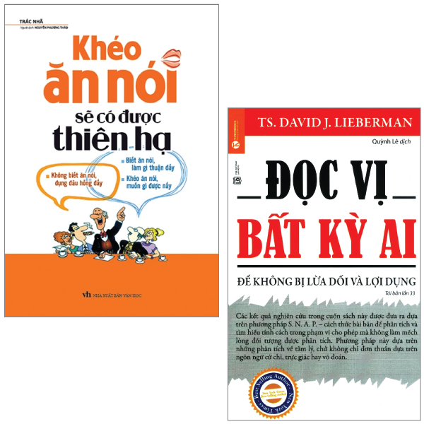 Combo Sách Đọc Vị Bất Kỳ Ai + Khéo Ăn Nói Sẽ Có Được Thiên Hạ (Bộ 2 Cuốn)