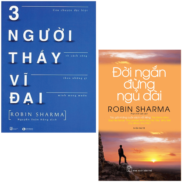 Combo Sách Đời Ngắn Đừng Ngủ Dài + Ba Người Thầy Vĩ Đại (Bộ 2 Cuốn)