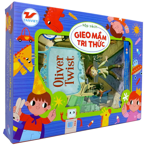 Box Set Gieo Mầm Tri Thức 18: Truyện Tranh Tác Phẩm Văn Học Kinh Điển (Bộ 8 Cuốn)