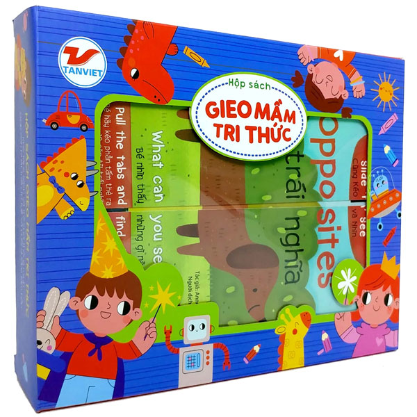 Box Set Gieo Mầm Tri Thức 9: Tương Tác Mầm Non Song Ngữ (Bộ 4 Cuốn)