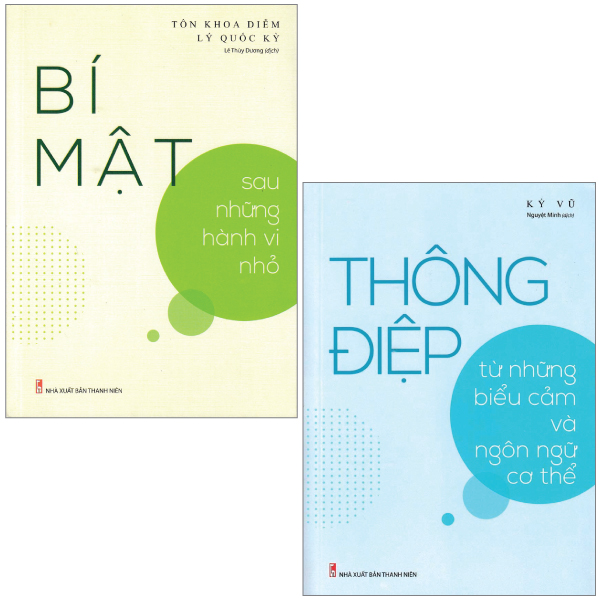 Combo Sách Bí Mật Sau Những Hành Vi Nhỏ + Thông Điệp Từ Những Biểu Cảm Và Ngôn Ngữ Cơ Thể (Bộ 2 Cuốn)