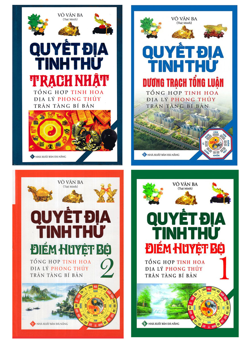 QUYẾT ĐỊA TINH THƯ - BỘ SỐ 1 - BỘ 4 CUỐN