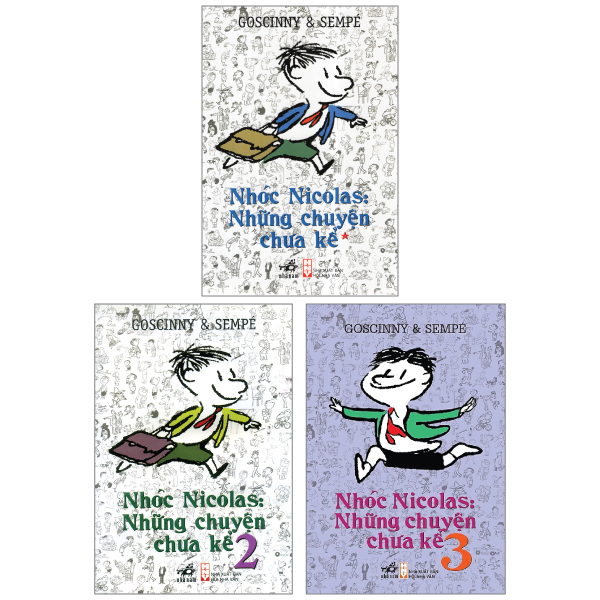 Combo Nhóc Nicolas: Những Chuyện Chưa Kể - Tập 1 + 2 + 3 (Bộ 3 Cuốn)