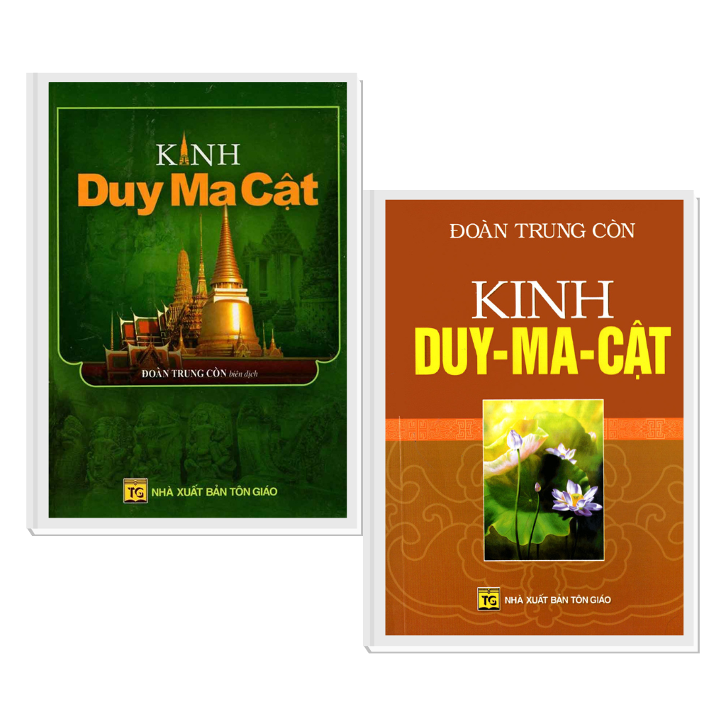 Combo 2 Quyển Kinh Duy Ma Cật - Bìa Mềm + Bìa Cứng