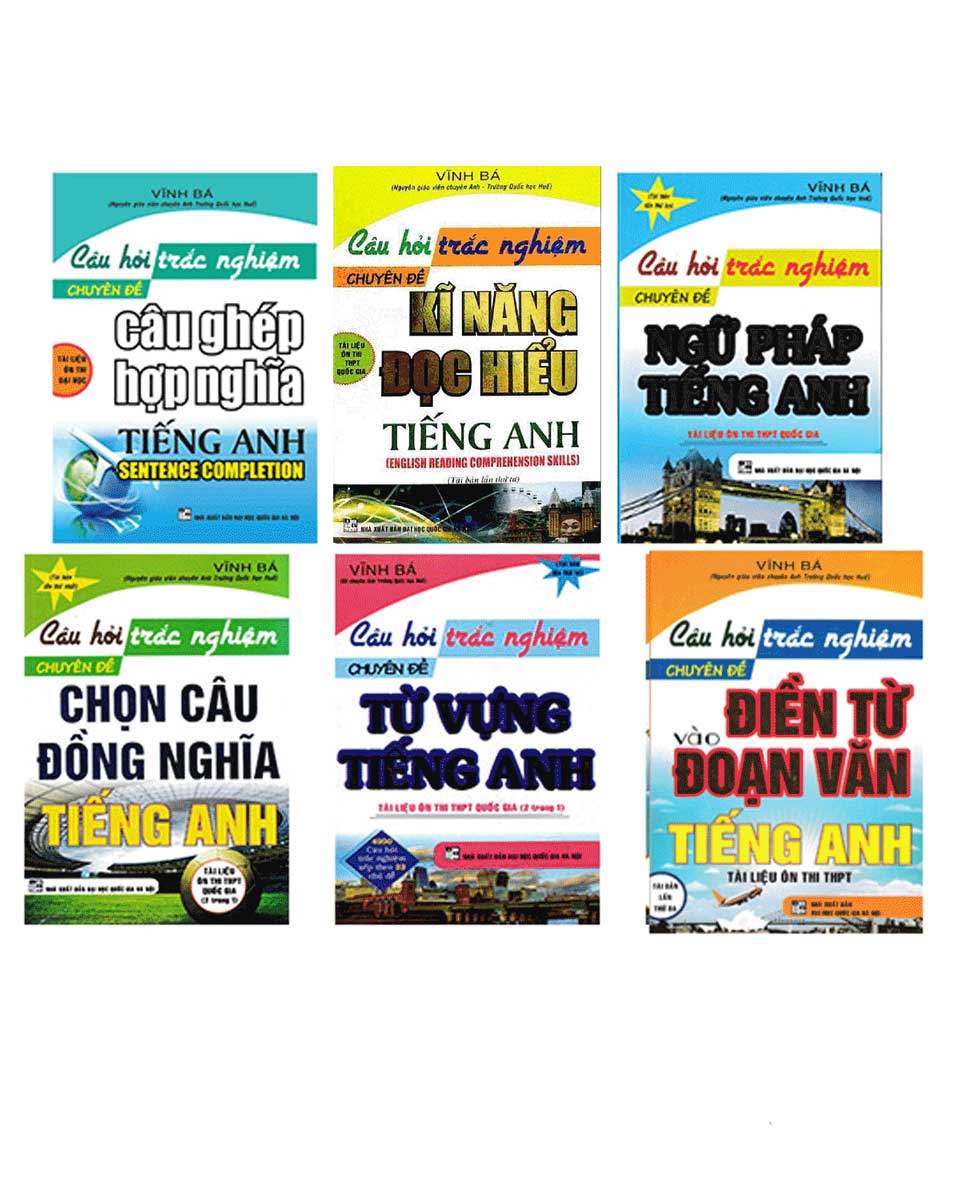 Combo Câu Hỏi Trắc Nghiệm Tiếng Anh - Vĩnh Bá