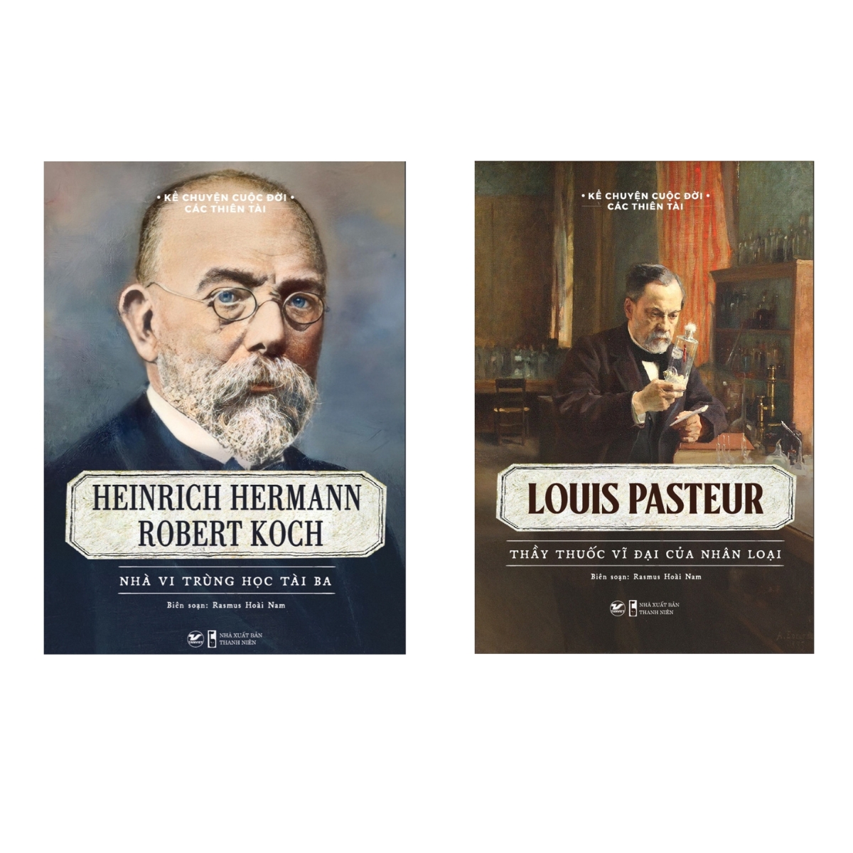 Combo Kể Chuyện Cuộc Đời Các Thiên Tài: Heinrich Hermann Robert Koch + Louis Pasteur