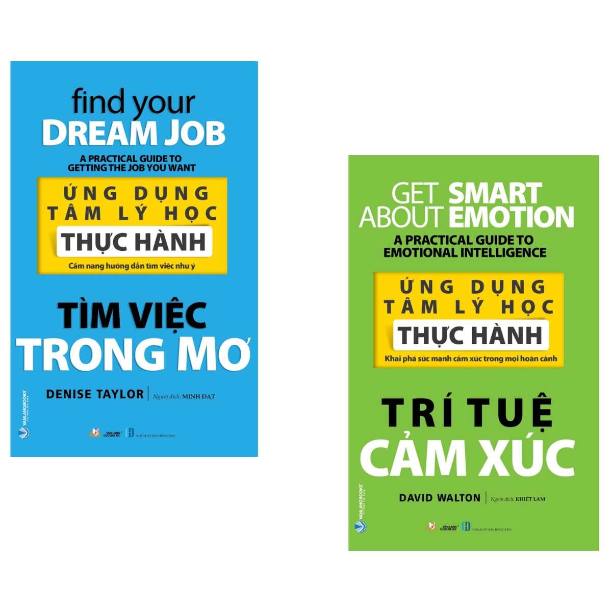 Combo Ứng Dụng Tâm Lý Học Thực Hành - Tìm Việc Trong Mơ + Trí Tuệ Cảm Xúc