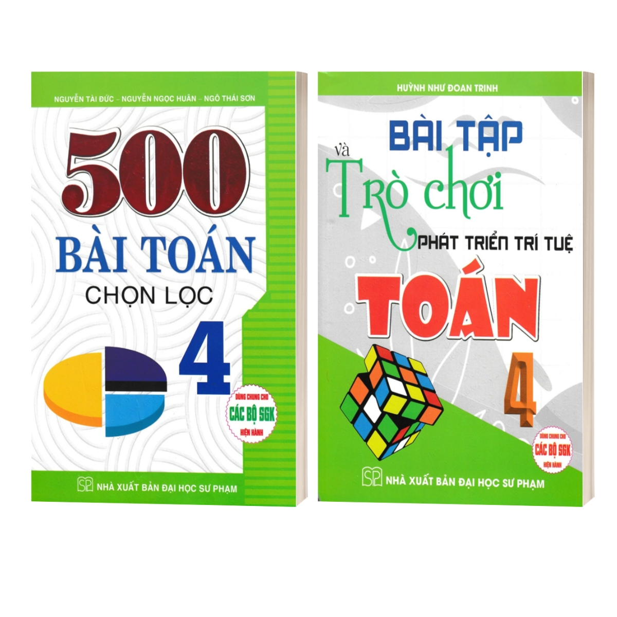 Combo 500 Bài Toán Chọn Lọc Lớp 4 + Bài Tập Và Trò Chơi Phát Triển Trí Tuệ Toán 4 (Dùng Chung Cho Các Bộ SGK Hiện Hành)