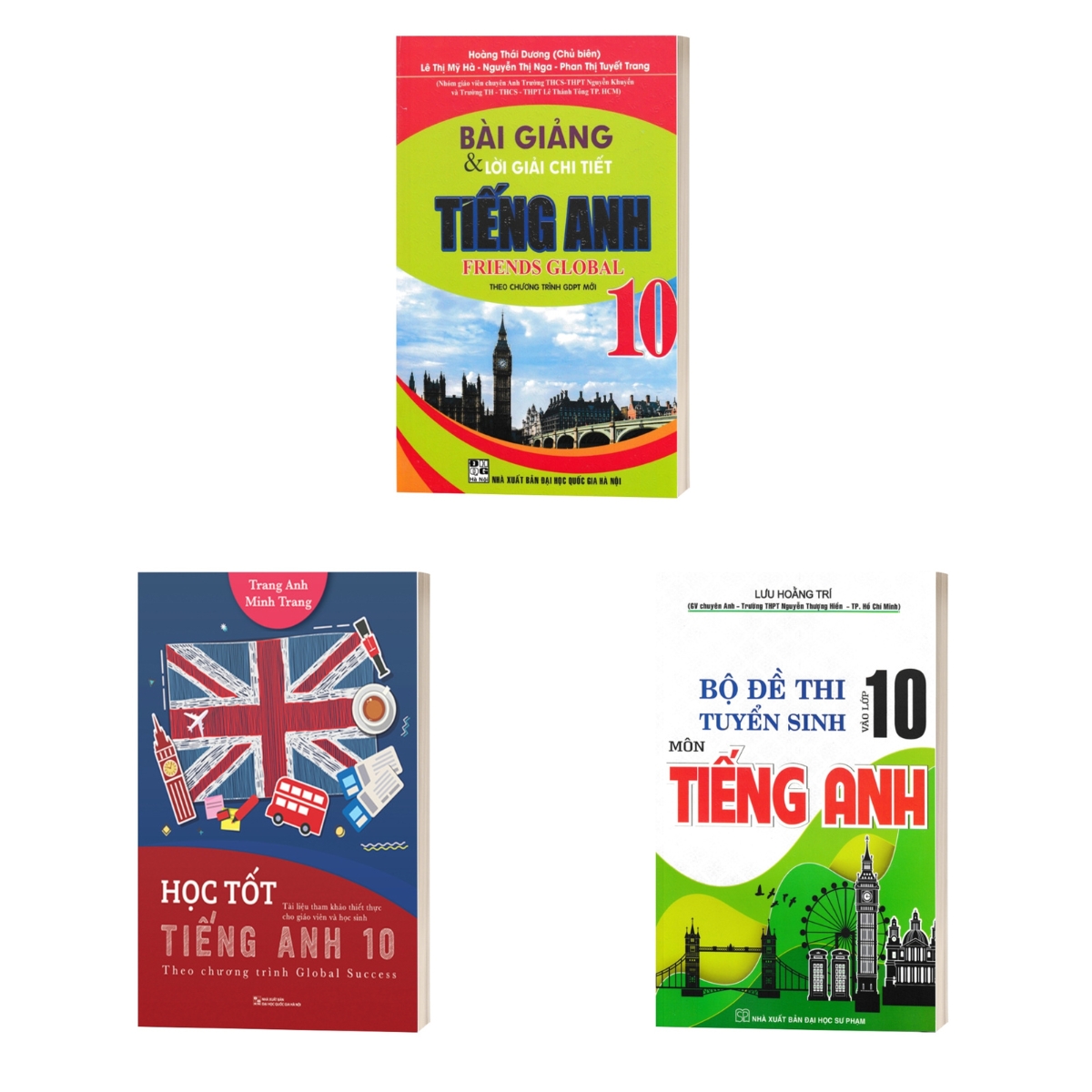 Combo Học Tốt + Bộ Đề Thi Tuyển Sinh + Bài Giảng Và Lời Giải Chi Tiết Tiếng Anh Friends Global Lớp 10