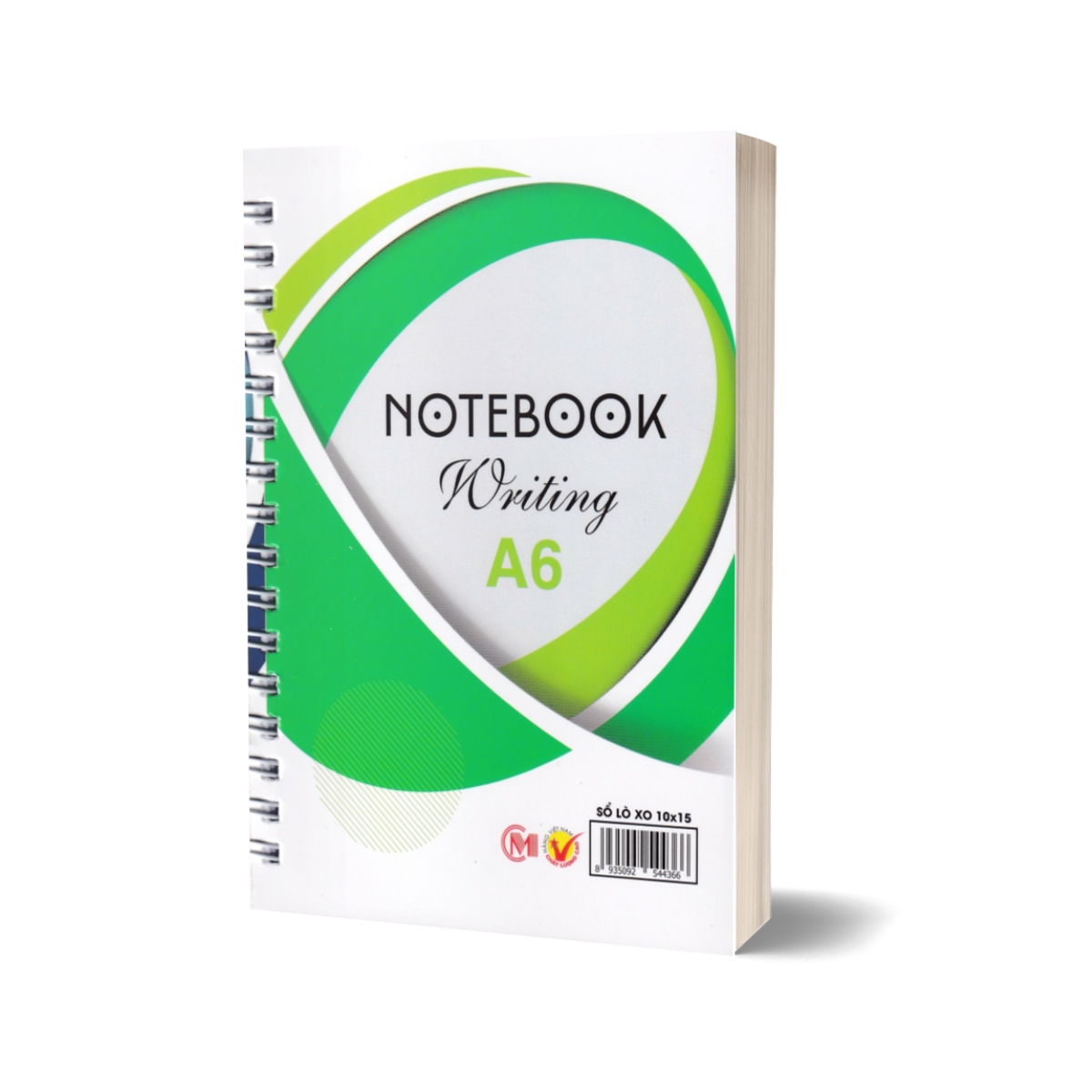 Sổ Lò Xo A6 NoteBook Writing (Bìa Xanh Lá)