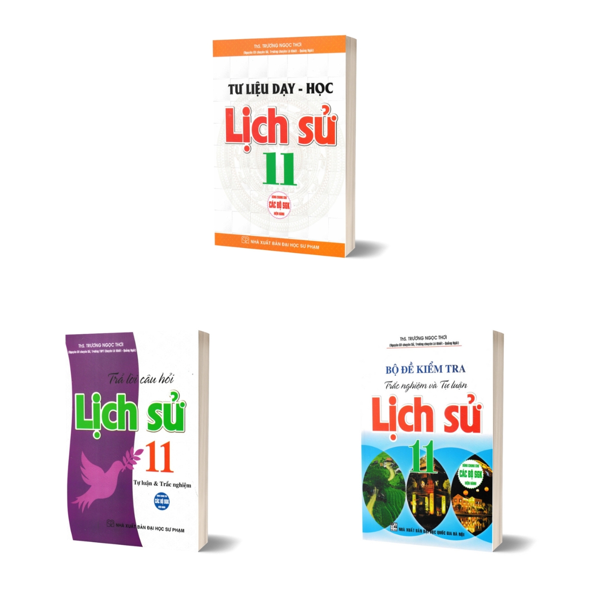 Combo Tư Liệu Dạy - Học + Bộ Đề Kiểm Tra Trắc Nghiệm Và Tự Luận + Trả Lời Câu Hỏi Lịch Sử 11 (Dùng Chung Cho Các Bộ SGK Hiện Hành)