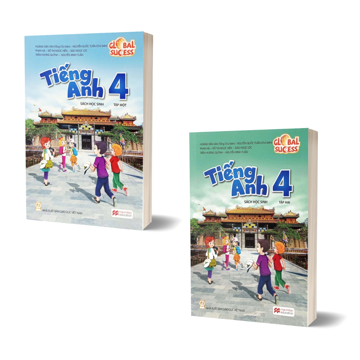 Combo Tiếng Anh 4 - Global Success - Sách Học Sinh - Tập 1 + Tập 2