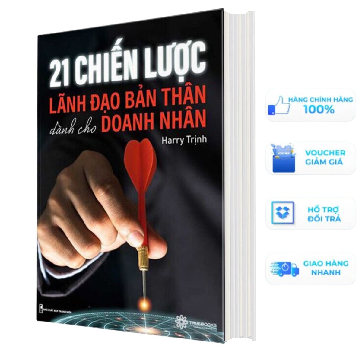 21 Chiến Lược Lãnh Đạo Bản Thân Dành Cho Doanh Nhân (Bìa Cứng)