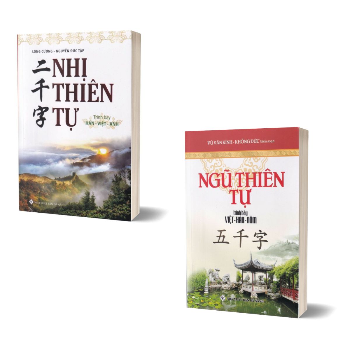 Combo Nhị Thiên Tự + Ngũ Thiên Tự (Bộ 2 Quyển)