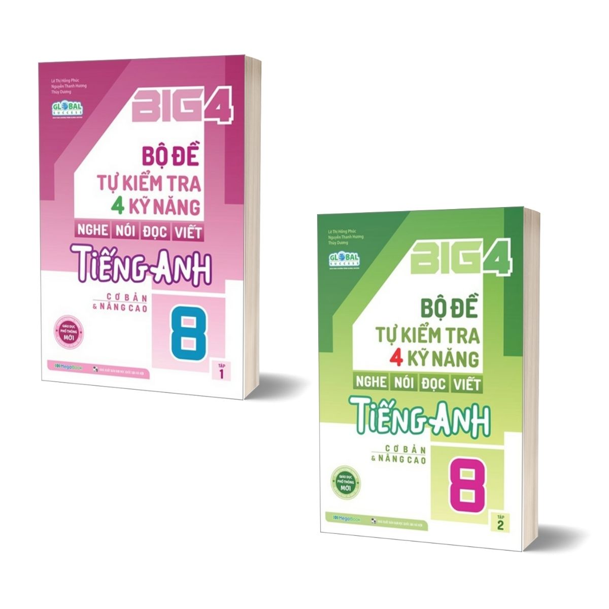 Combo Global Success - Big 4 - Bộ Đề Tự Kiểm Tra 4 Kỹ Năng Nghe-Nói-Đọc-Viết Tiếng Anh Cơ Bản Và Nâng Cao 8 (Bộ 2 Quyển)