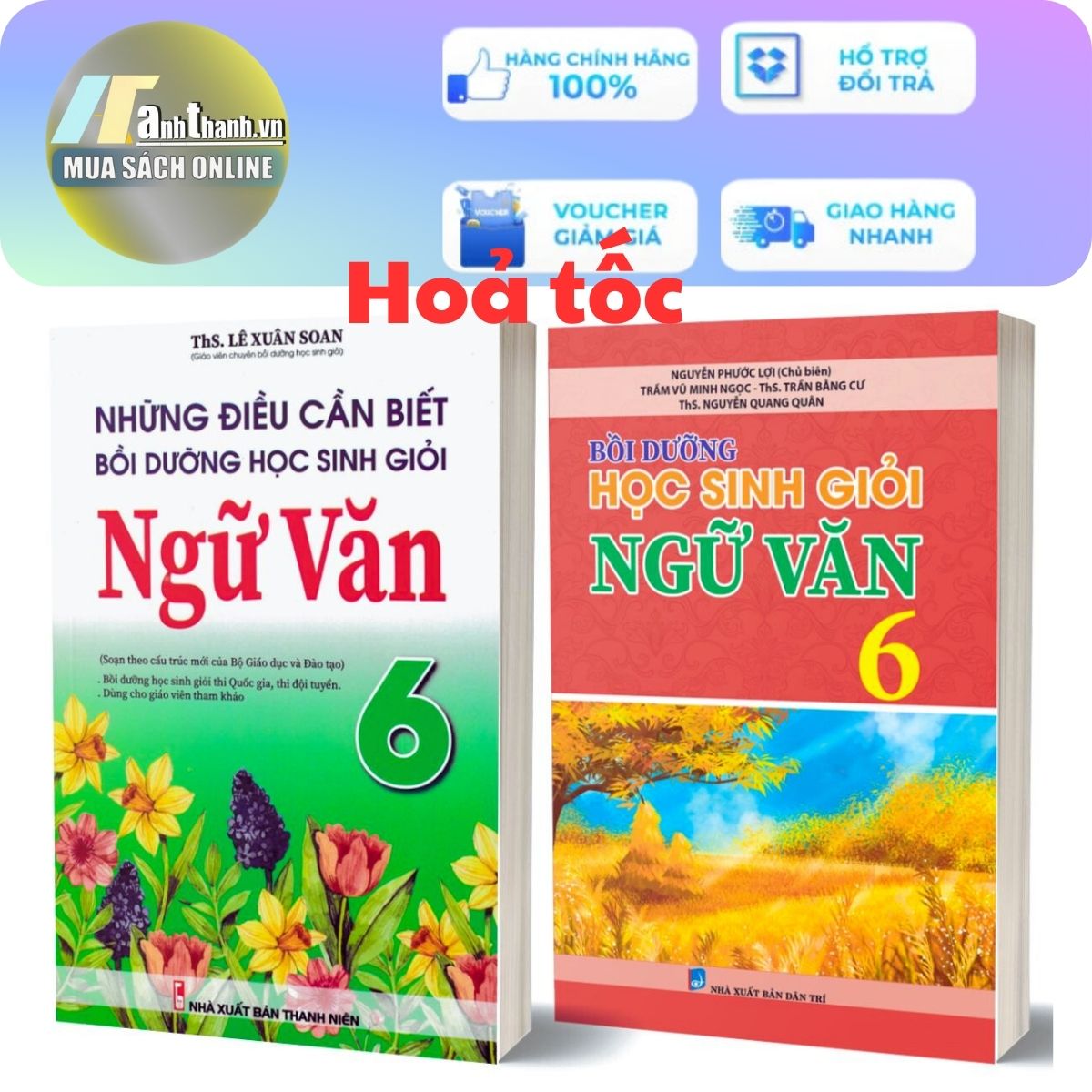 Combo Bồi Dưỡng Học Sinh Giỏi Ngữ Văn 6 + Những Điều Cần Biết Bồi Dưỡng Học Sinh Giỏi Ngữ Văn 6 (Bộ 2 Quyển)