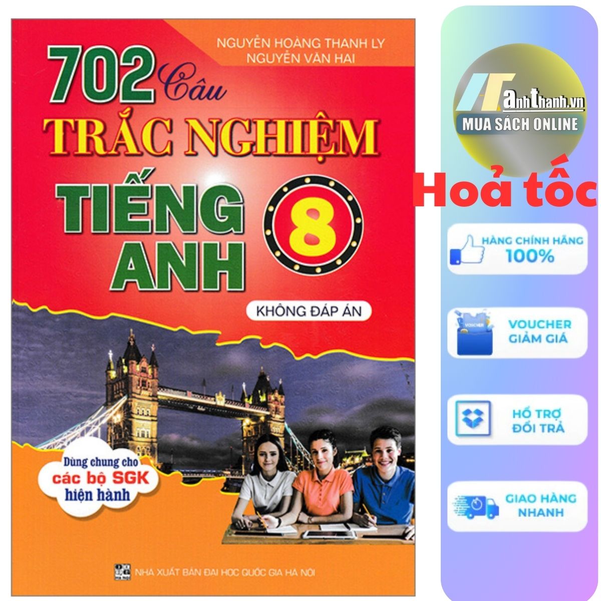 702 Câu Trắc Nghiệm Tiếng Anh 8 - Không Đáp Án (Dùng Chung Cho Các Bộ SGK Hiện Hành)