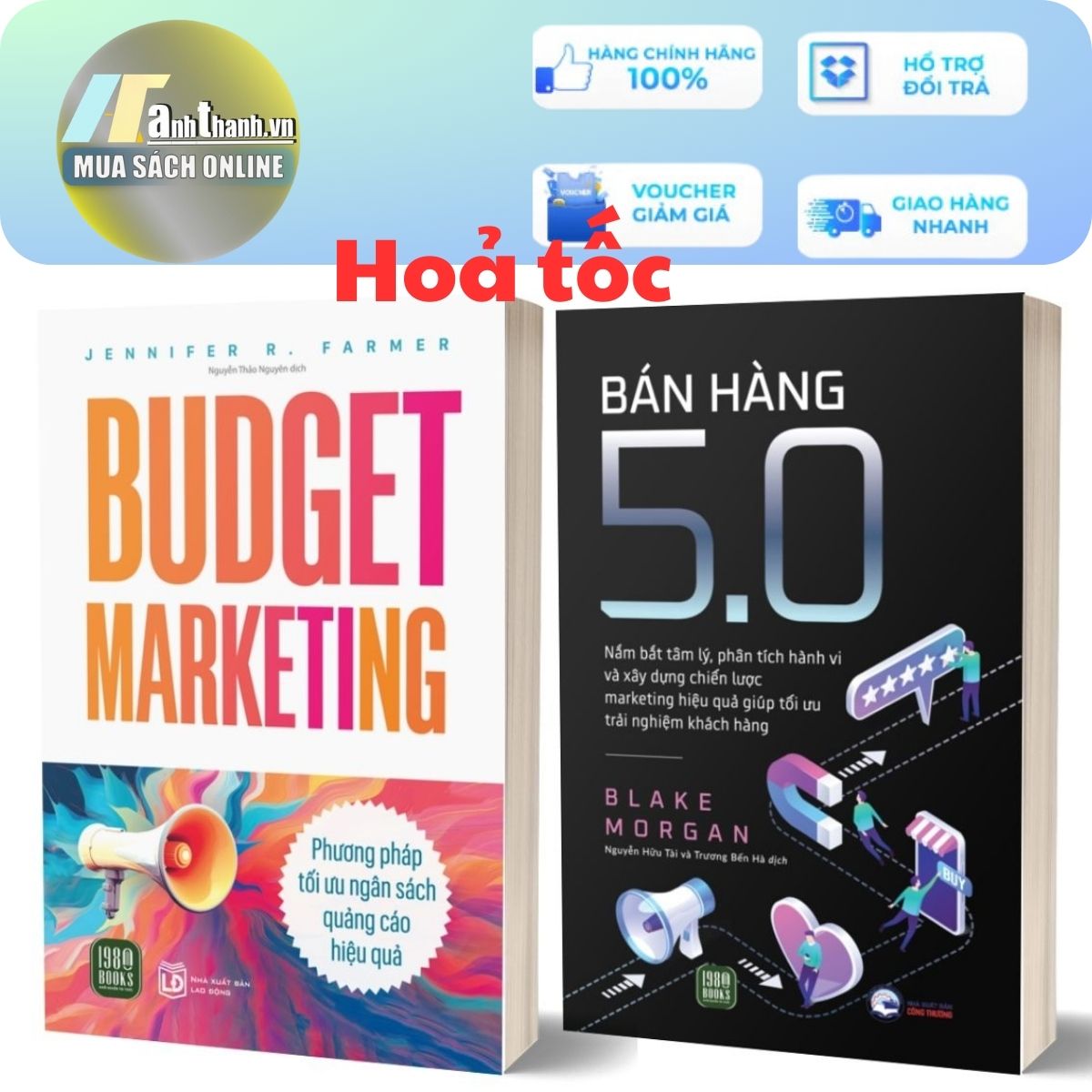 Combo Bán Hàng 5.0 + Budget Marketing (Bộ 2 Quyển)