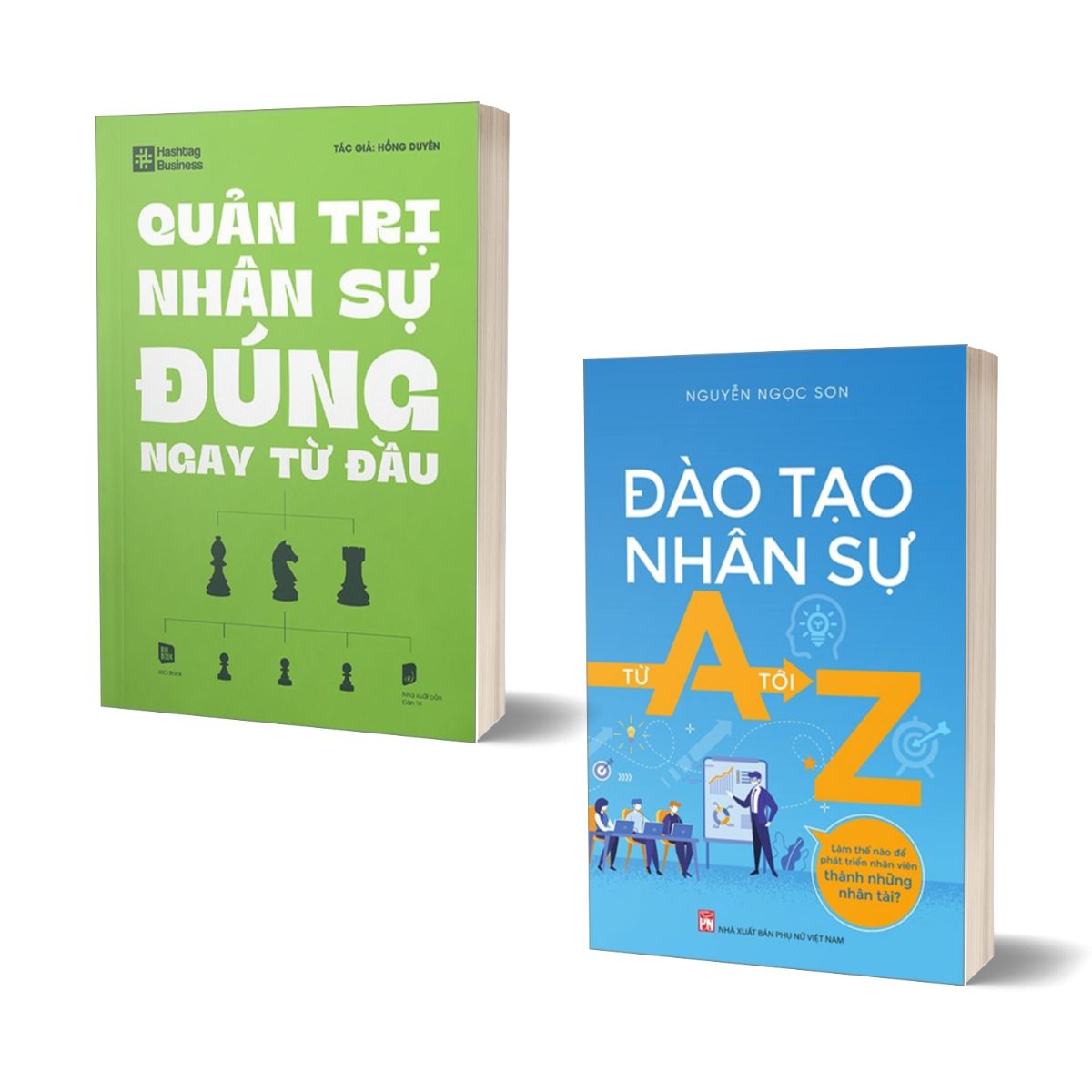 Combo Quản Trị Nhân Sự Đúng Ngay Từ Đầu + Đào Tạo Nhân Sự Từ A Đến Z (Bộ 2 Quyển)