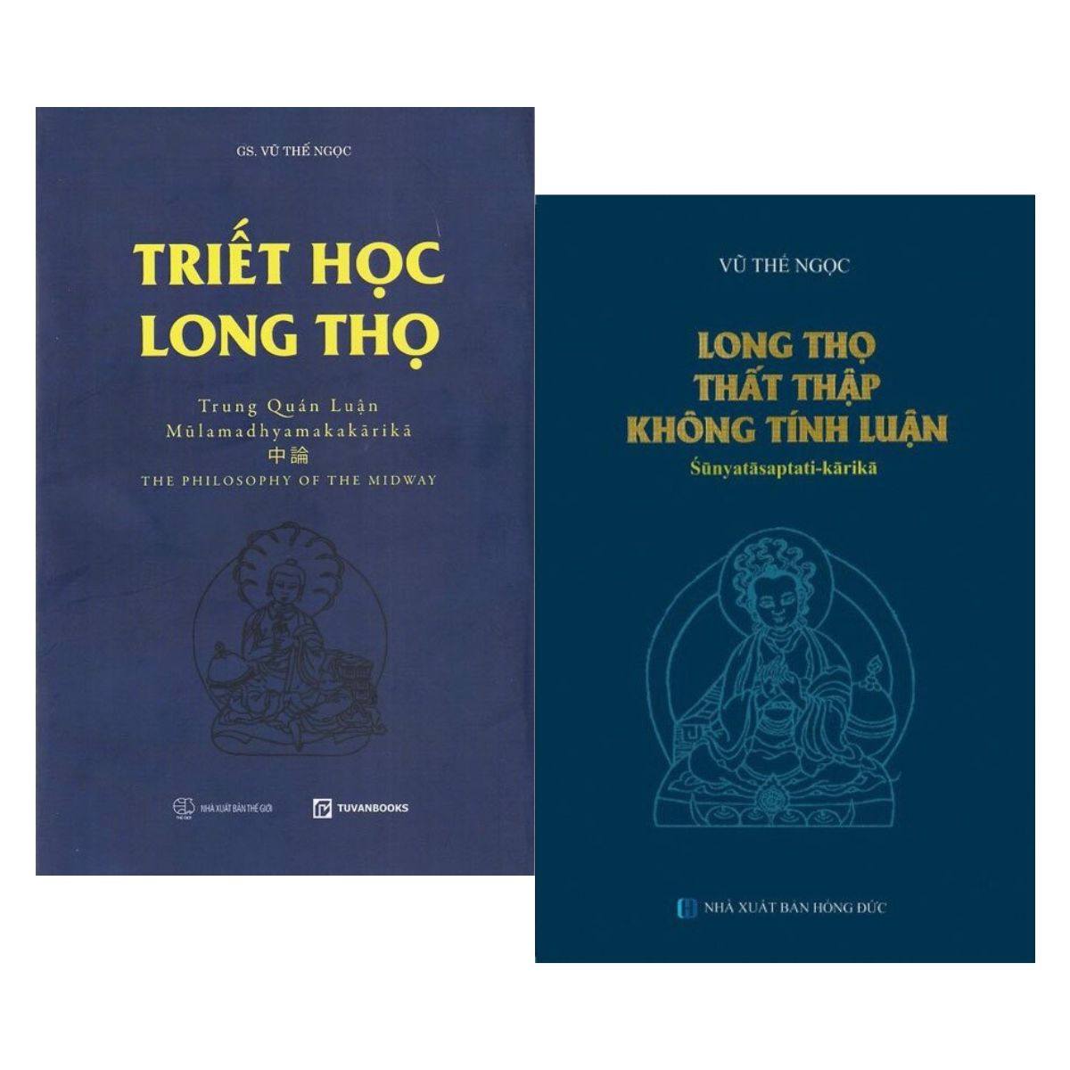 Combo Triết Học Long Thọ + Long Thọ Thất Thập Không Tính Luận (Bộ 2 Quyển)